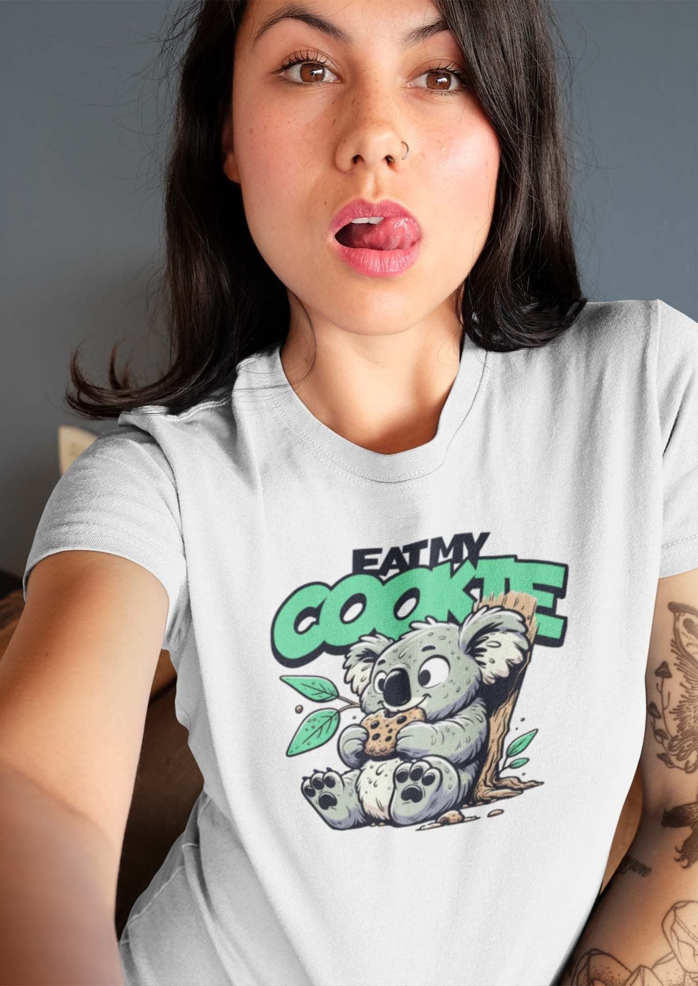 EAT MY COOKIE - inappropriate statement shirt - unisex