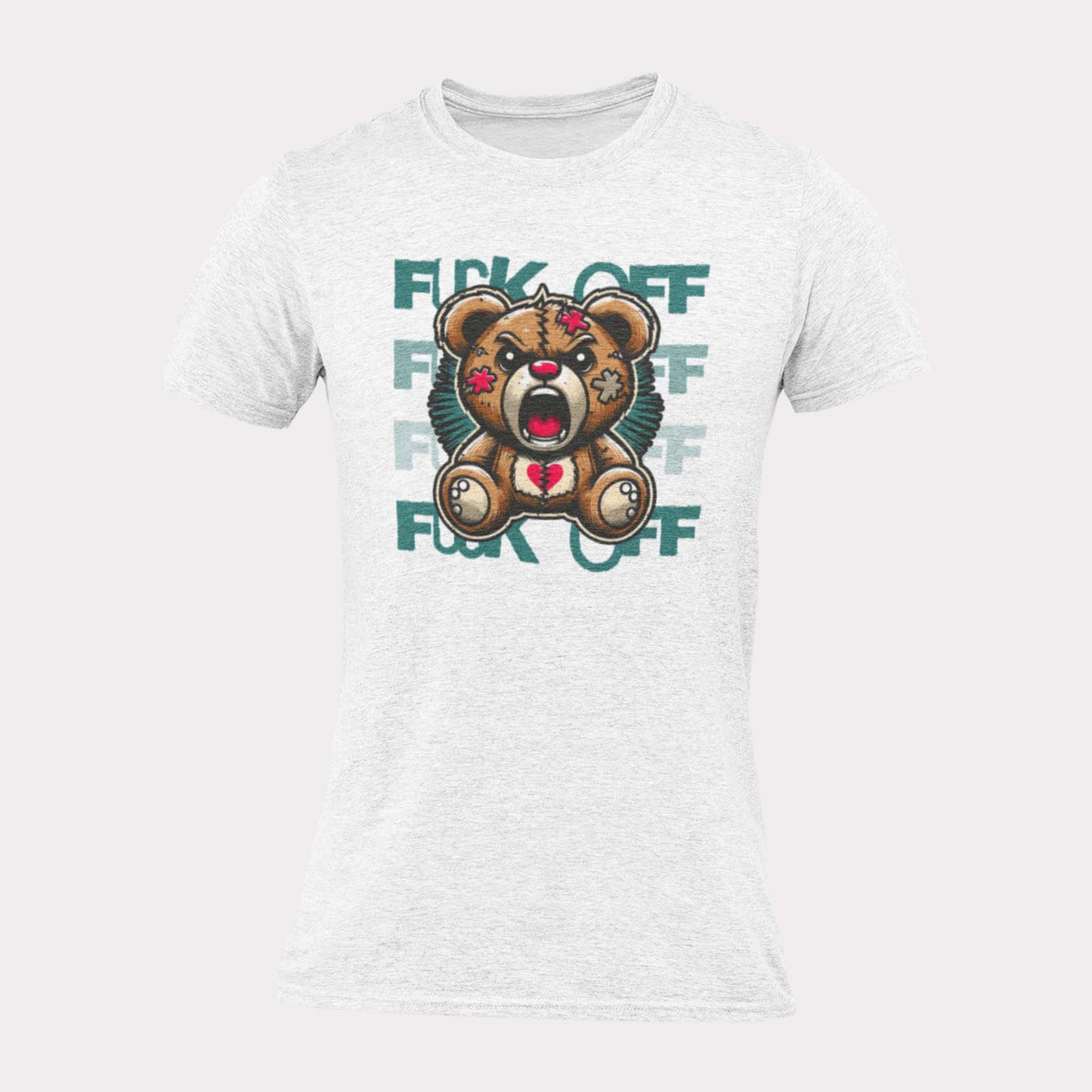 FUCK OFF BEAR - antisocial statement shirt - unisex