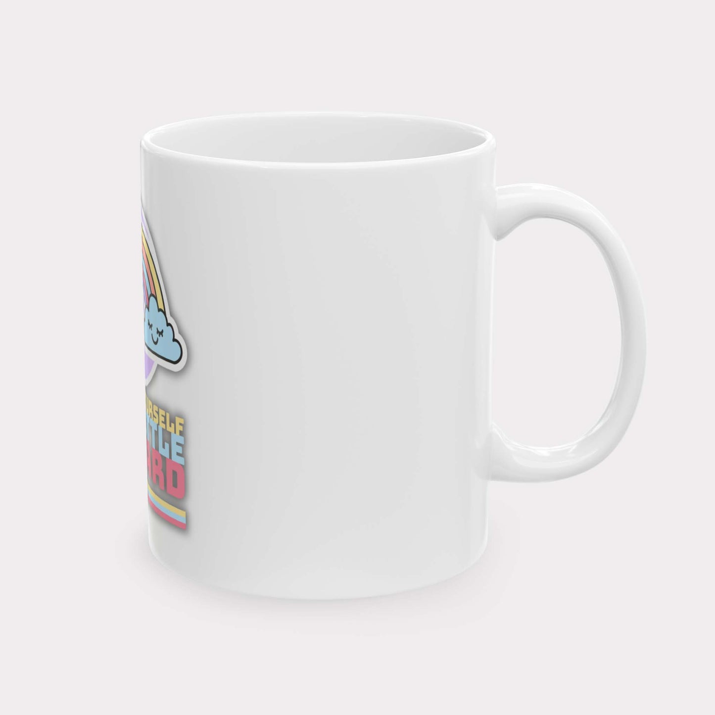 GO FUCK YOURSELF LITTLE BASTARD - antisocial statement coffee/tea mug