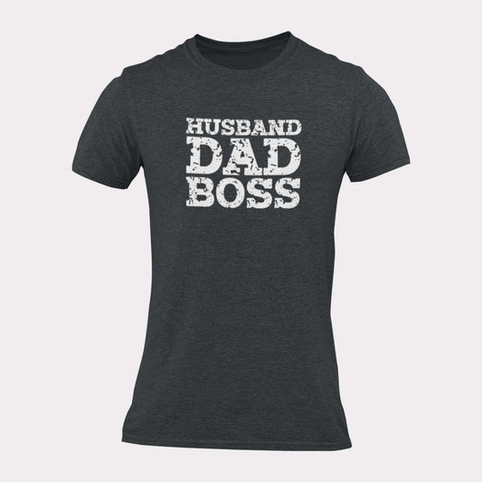 HUSBAND DAD BOSS - iconic statement shirt - unisex