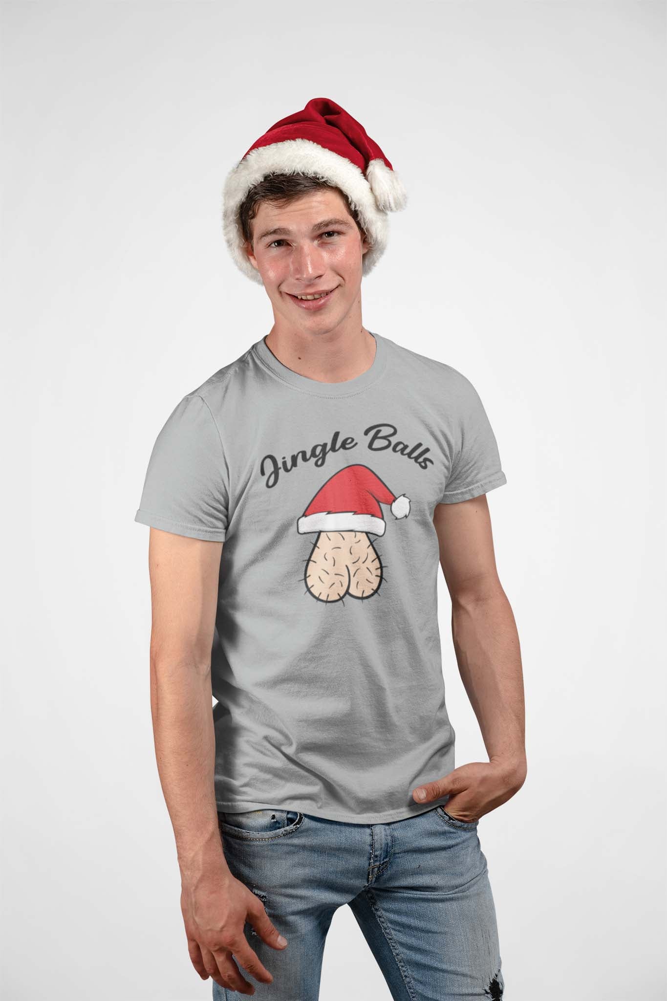 JINGLE BALLS  - inappropriate christmas shirt - unisex