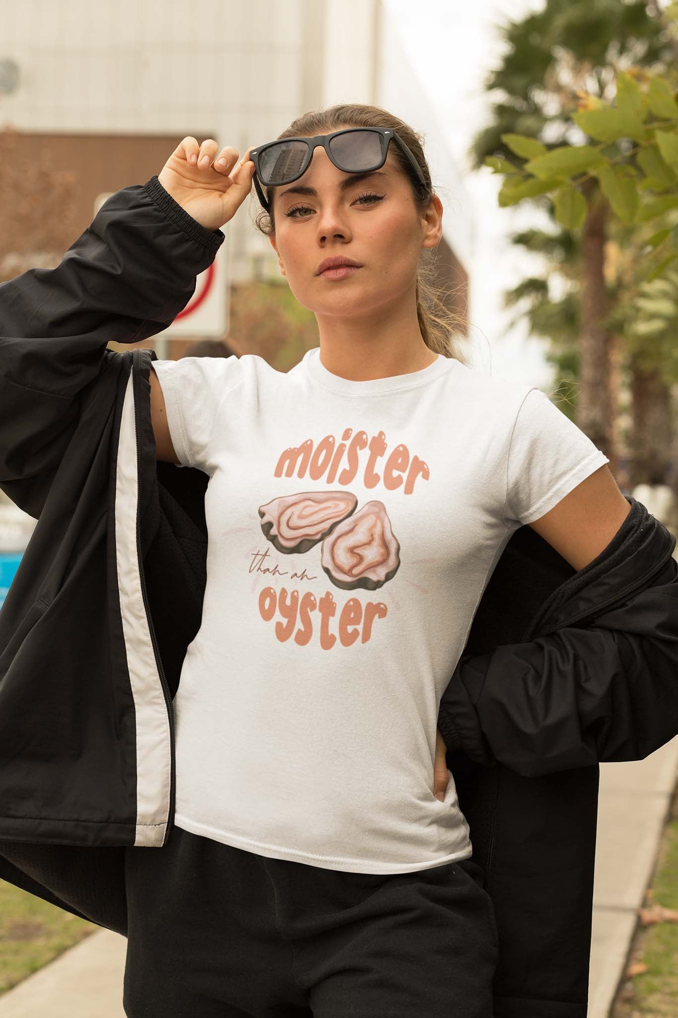 MOISTER THAN AN OYSTER - inappropriate statement shirt - unisex