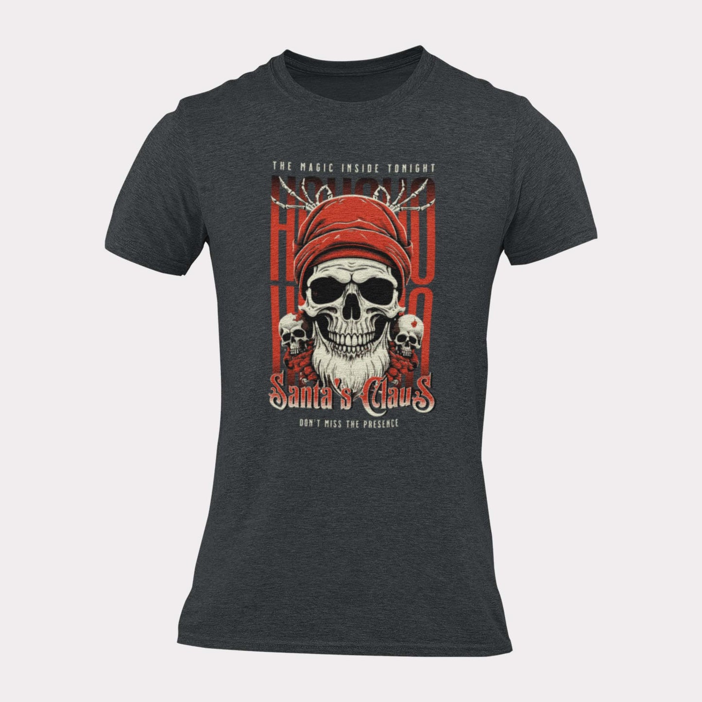 SANTA'S CLAUS SKULL - edgy christmas shirt - unisex