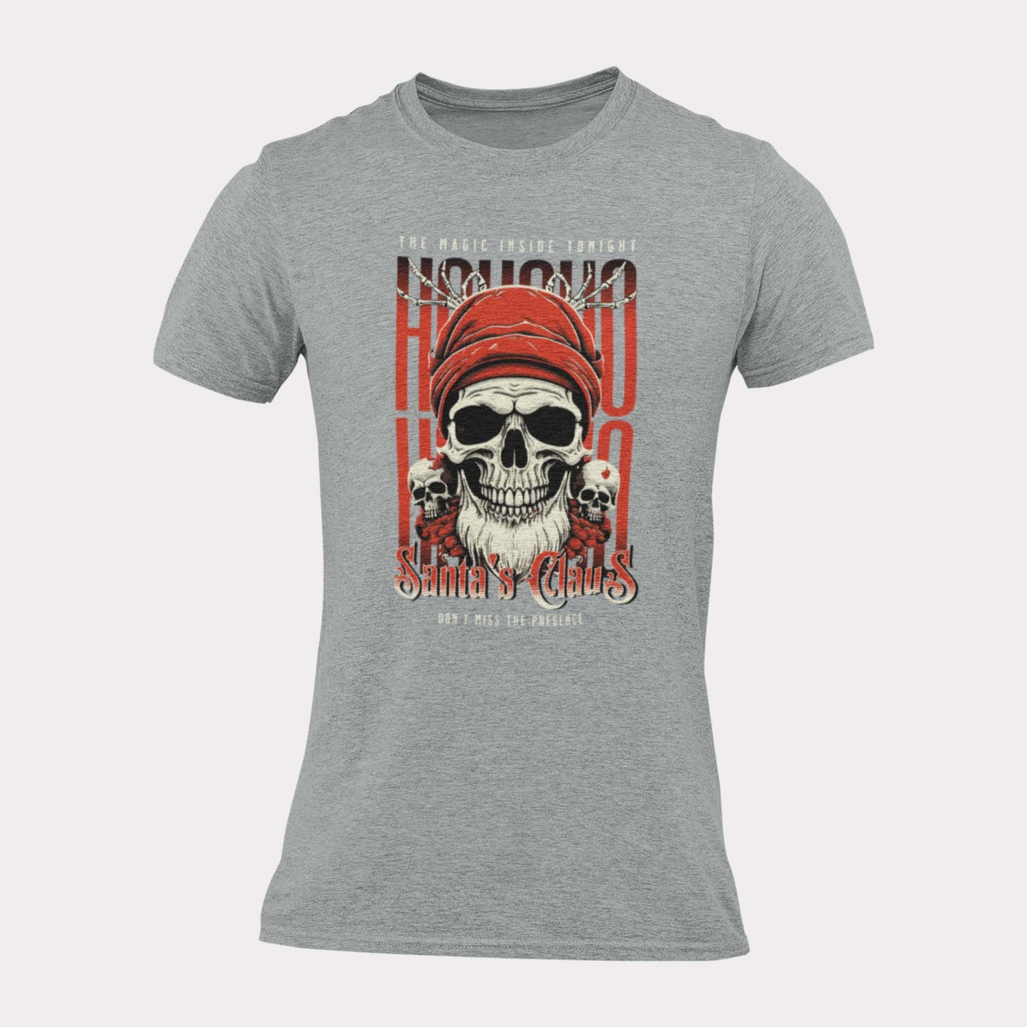 SANTA'S CLAUS SKULL - edgy christmas shirt - unisex