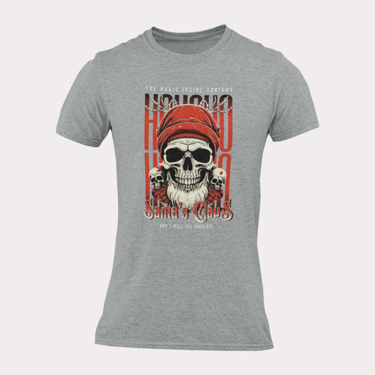 SANTA'S CLAUS SKULL - edgy christmas shirt - unisex