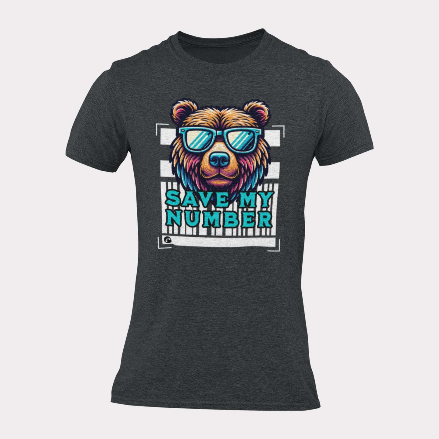 SAVE MY NUMBER BEAR - flirty statement shirt - unisex