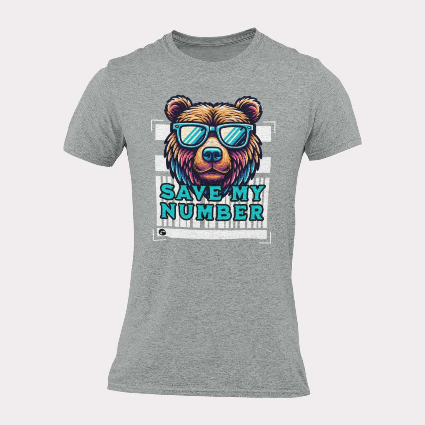 SAVE MY NUMBER BEAR - flirty statement shirt - unisex