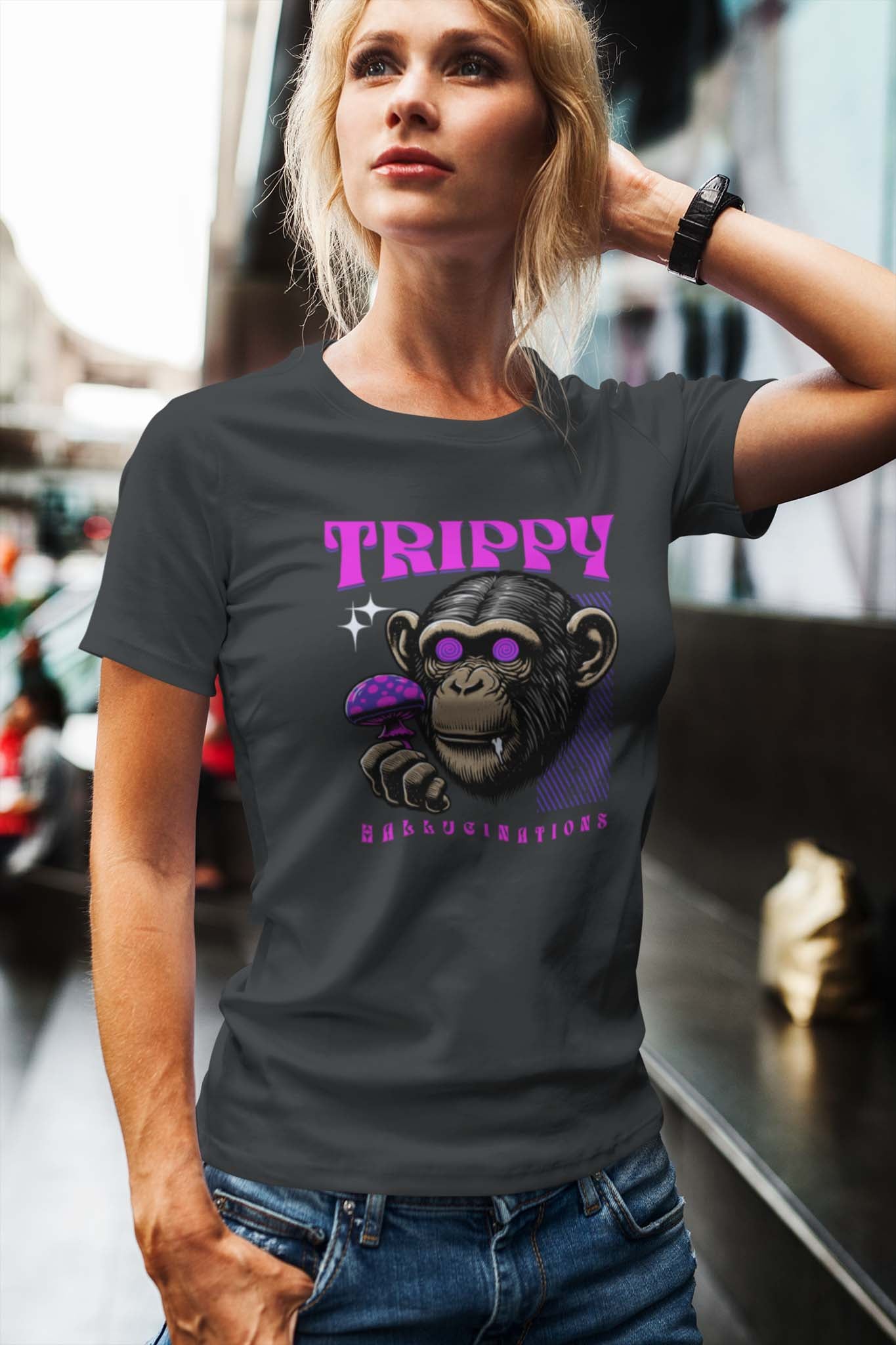 TRIPPY MONKEY - trippy statement shirt - unisex