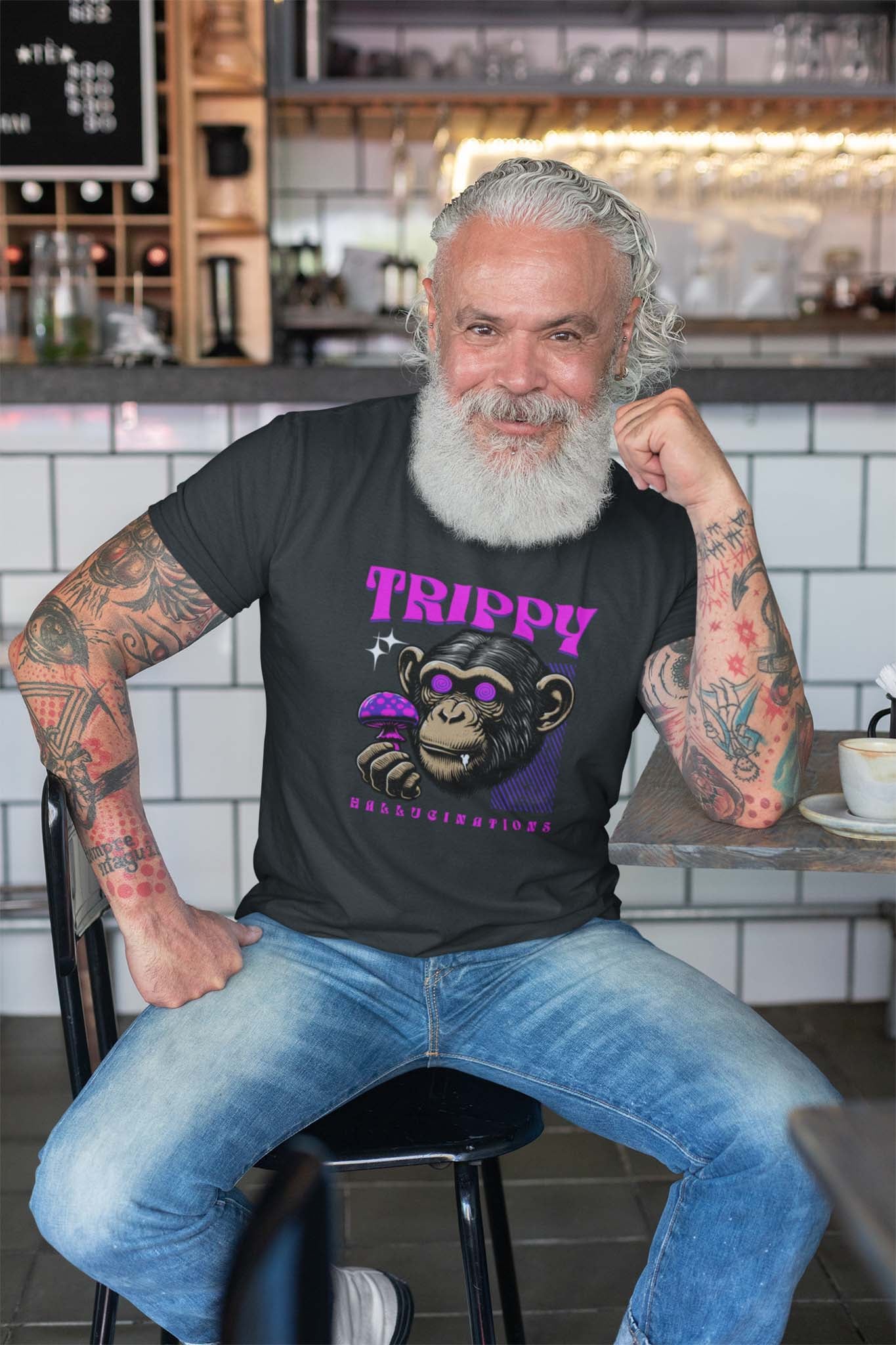 TRIPPY MONKEY - trippy statement shirt - unisex