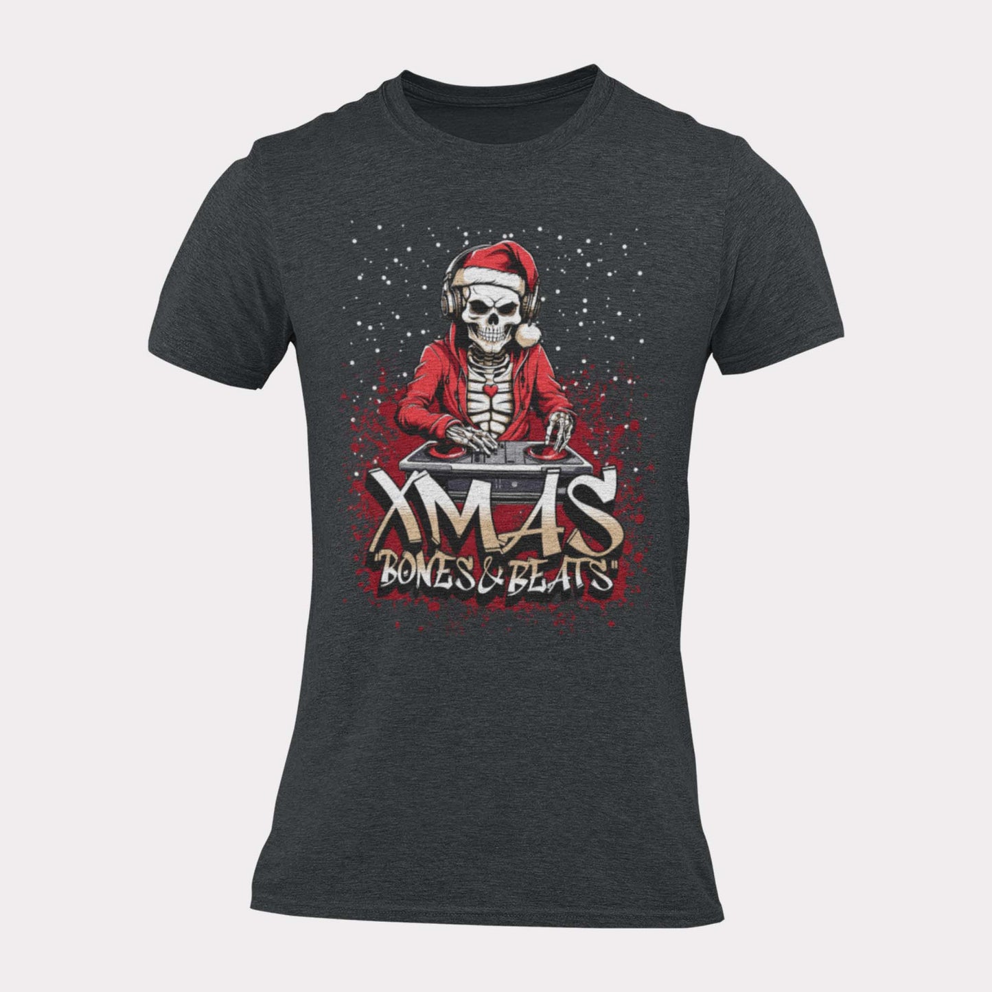 X-MAS BONES & BEATS - edgy christmas shirt - unisex