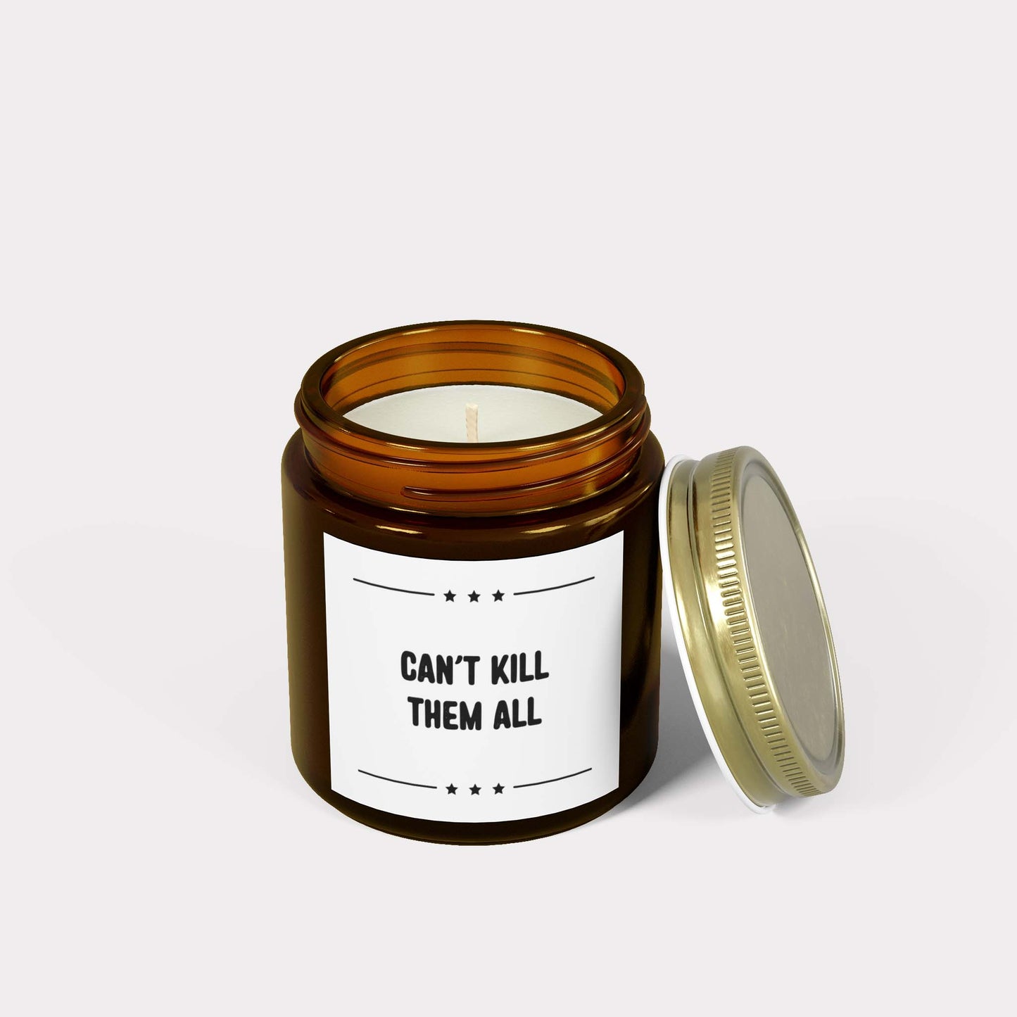 CAN'T KILL THEM ALL - hilarious jar candle