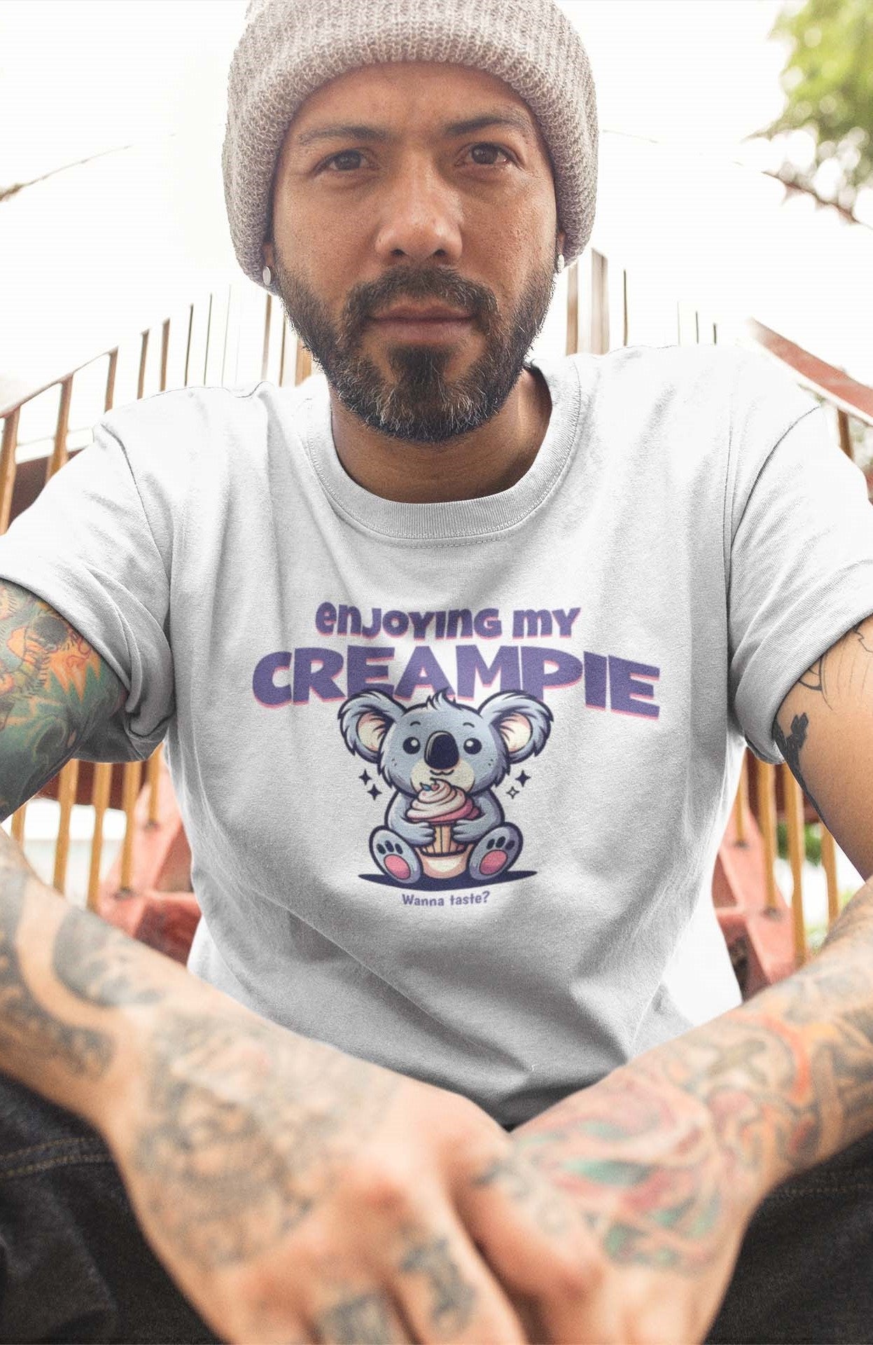 CREAMPIE KOALA - inappropriate statement shirt - unisex