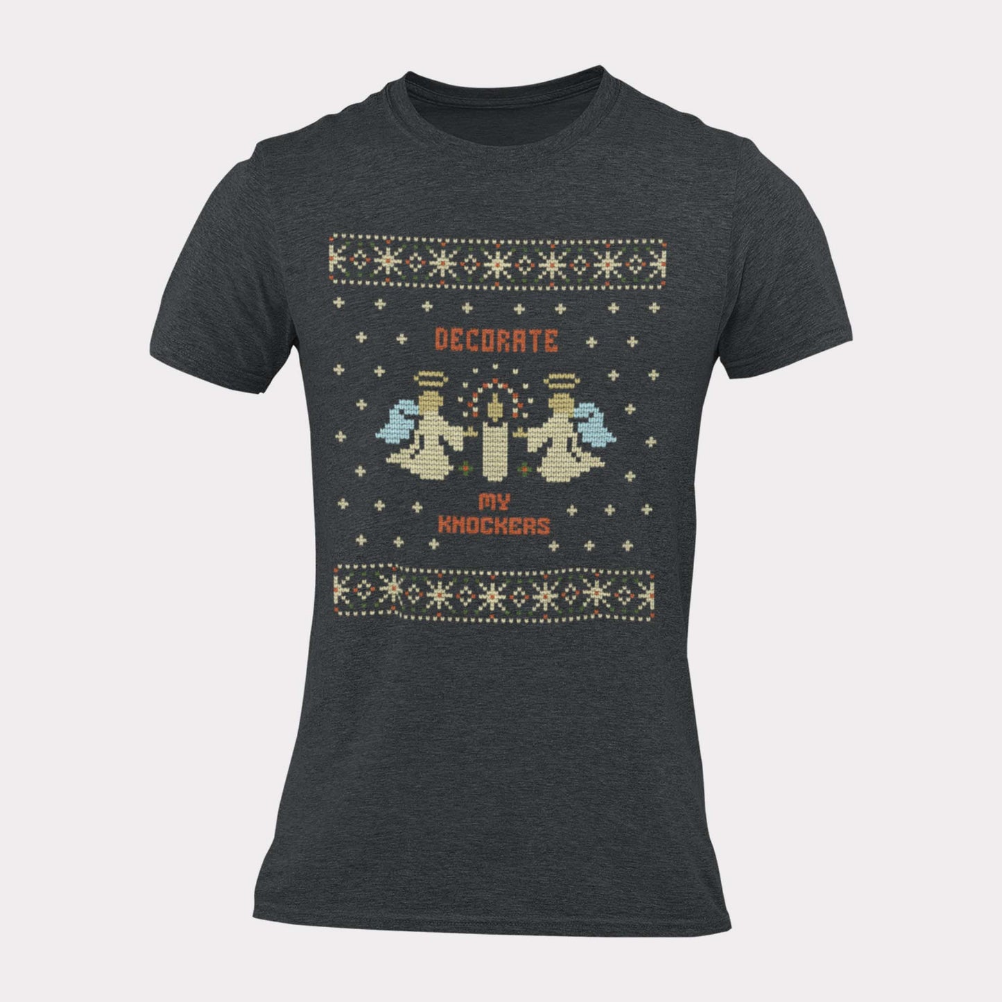 DECORATE MY KNOCKERS - inappropriate christmas shirt - unisex