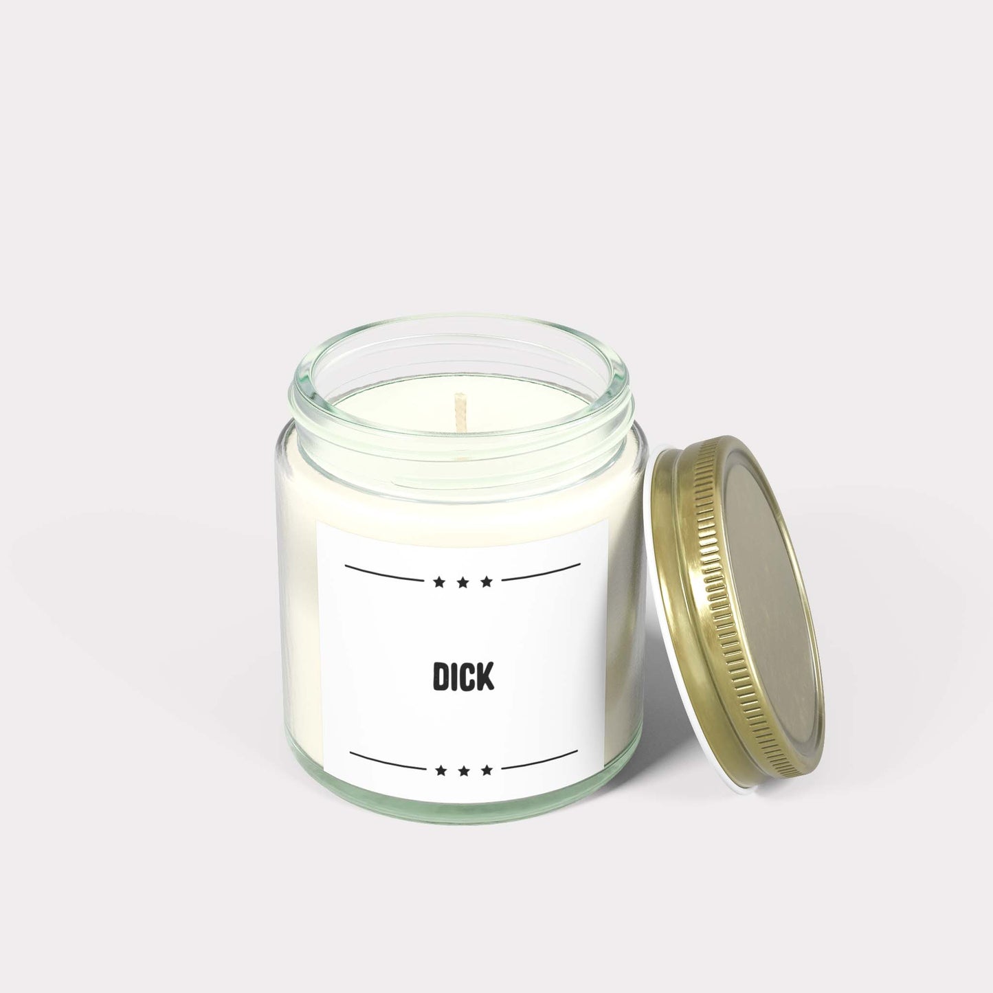 DICK - inappropriate jar candle