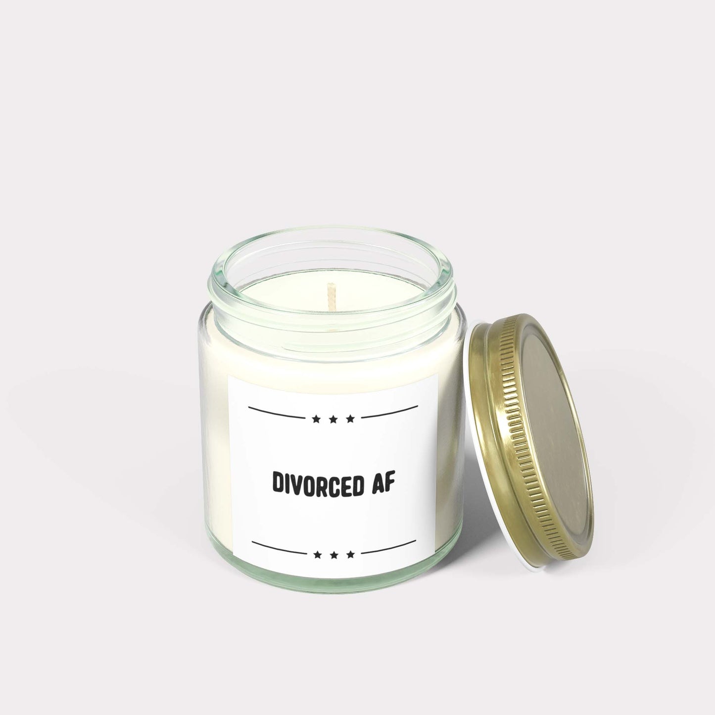 DIVORCED AF - hilarious jar candle