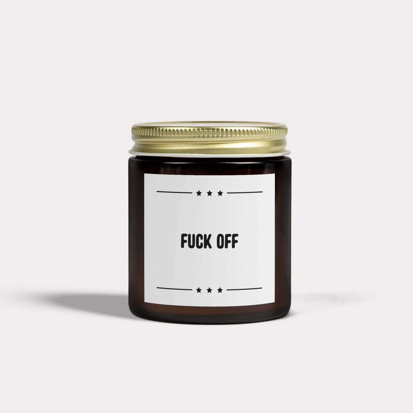 FUCK OFF - hilarious jar candle