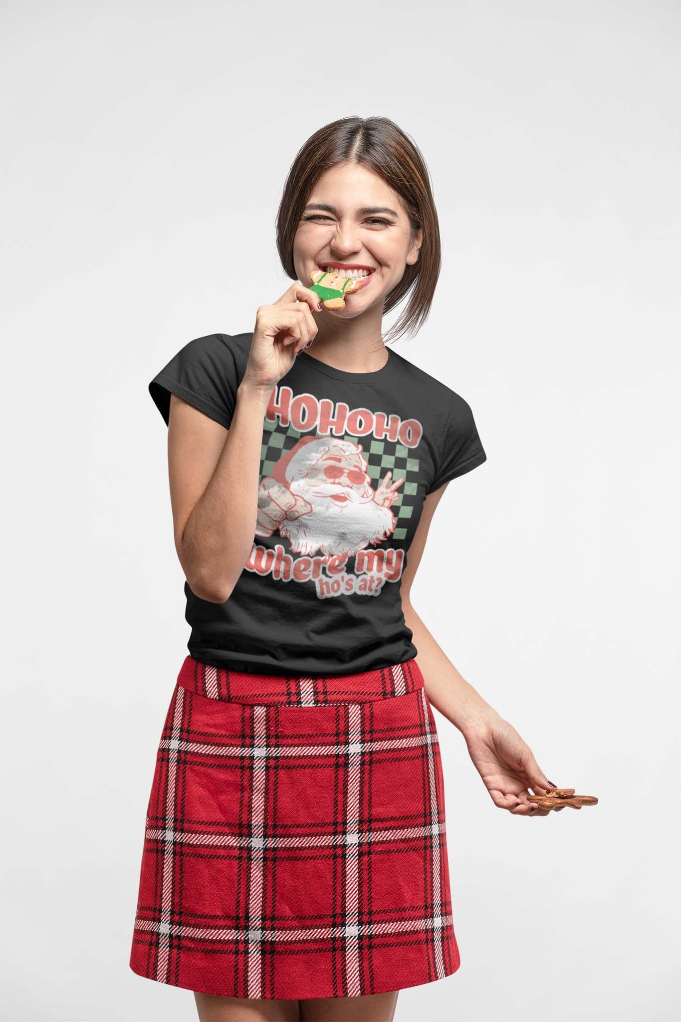 HO HO HO WHERE'S MY HO'S AT - inappropriate christmas shirt - unisex