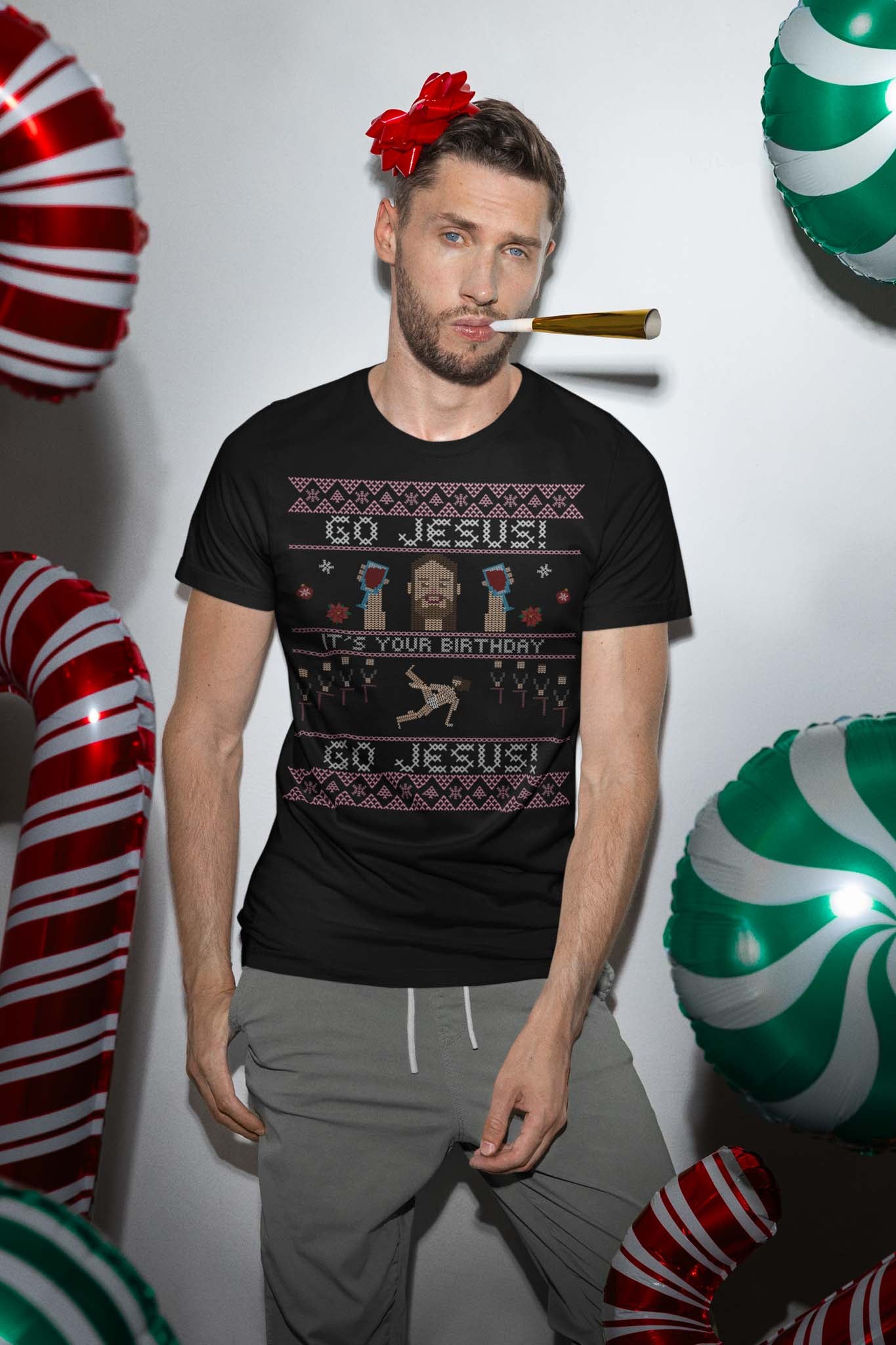 GO JESUS IT'S YOUR BIRTHDAY - inappropriate christmas shirt - unisex