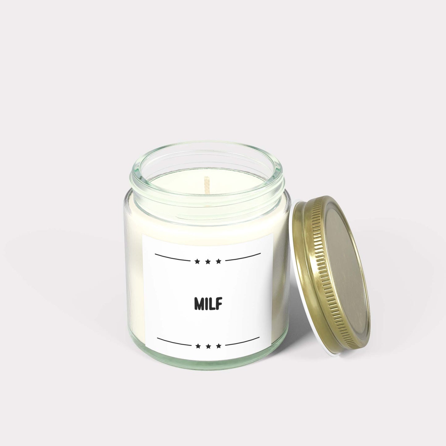 MILF - inappropriate jar candle