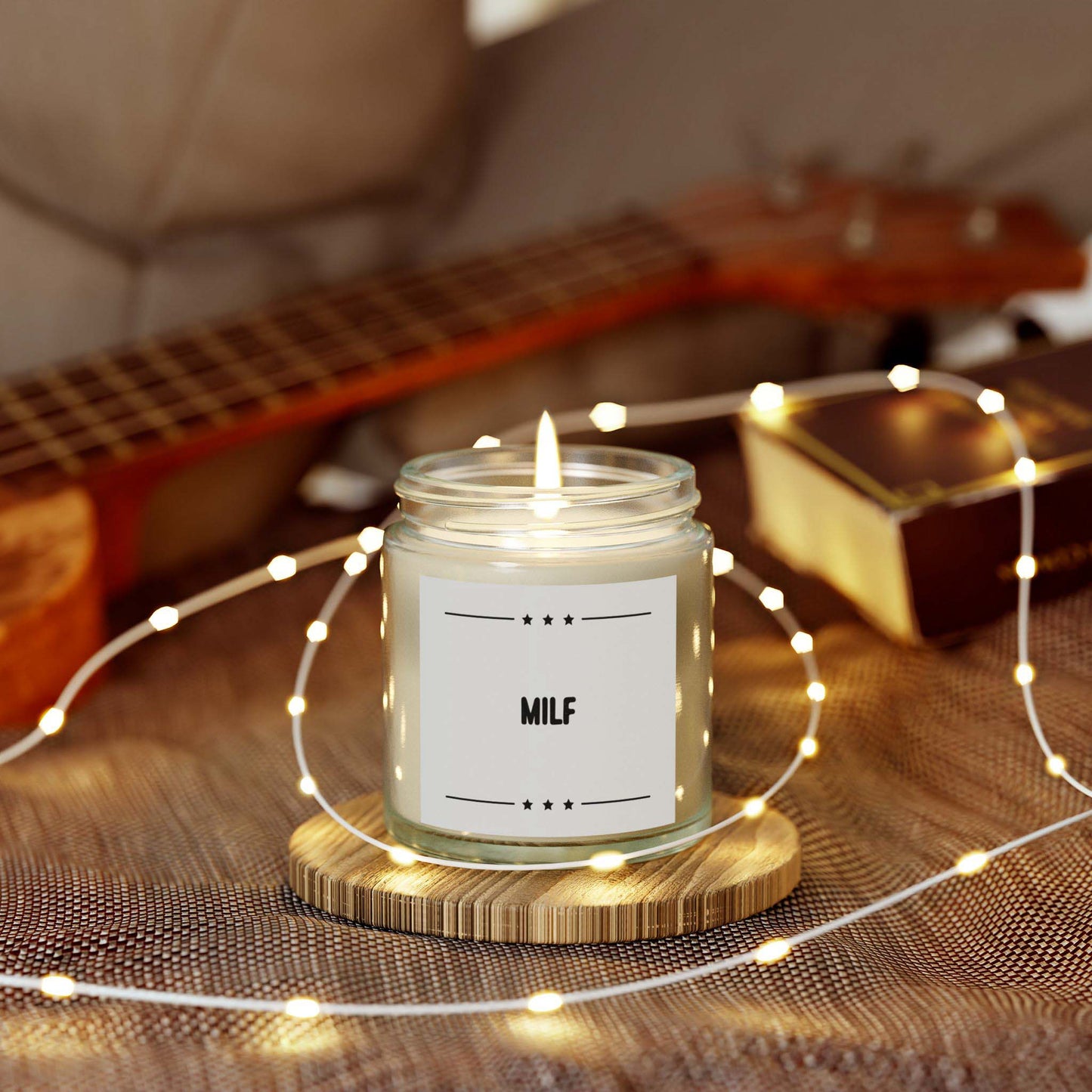 MILF - inappropriate jar candle