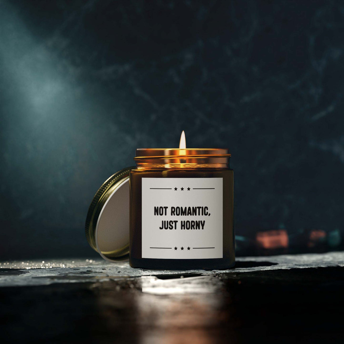 NOT ROMANTIC, JUST HORNY - inappropriate jar candle